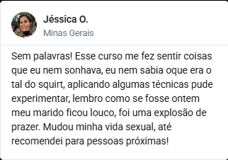Depoimento de aluna